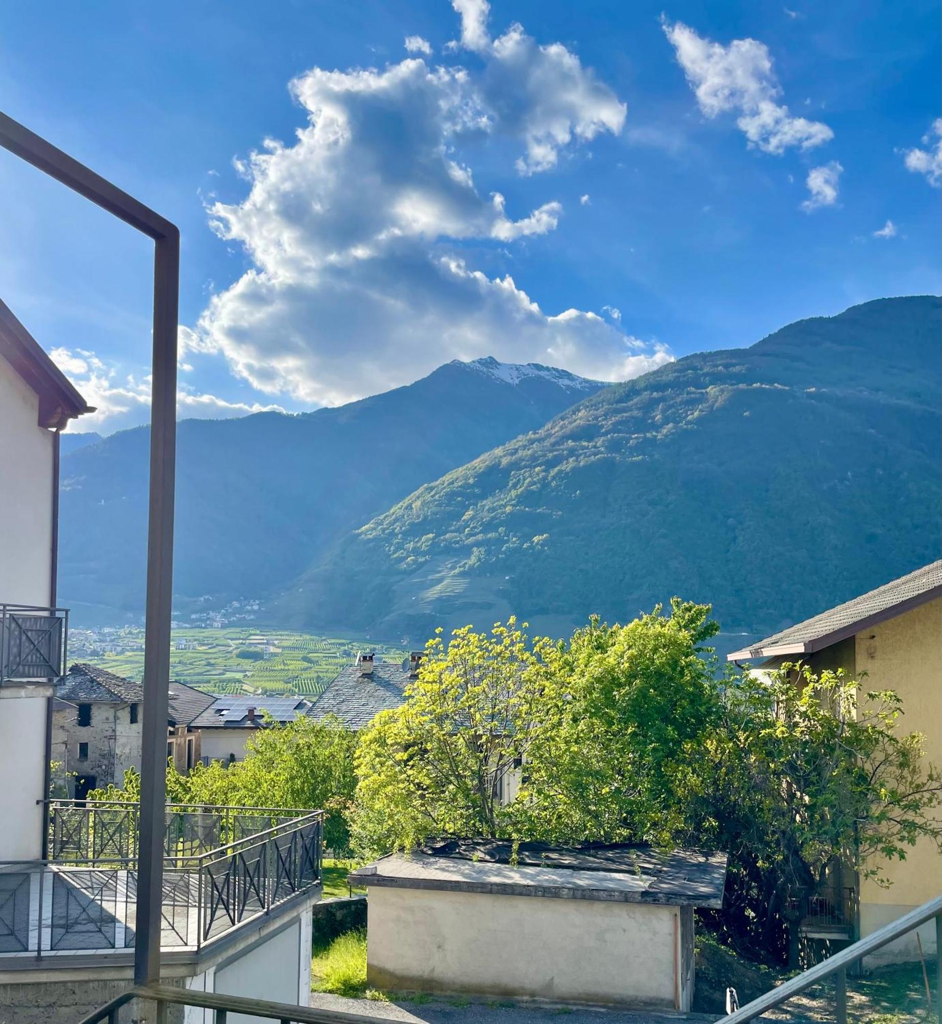 Hotel Ca Marasciol A 5 Minuti Dal Trenino Rosso Del Bernina Express Villa di Tirano Esterno foto